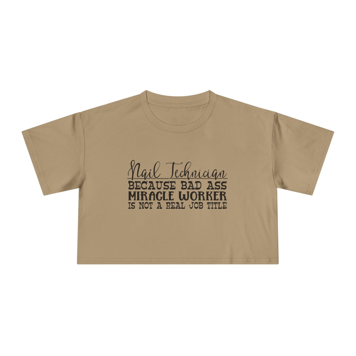 Nail Technician - Women's Crop Tee