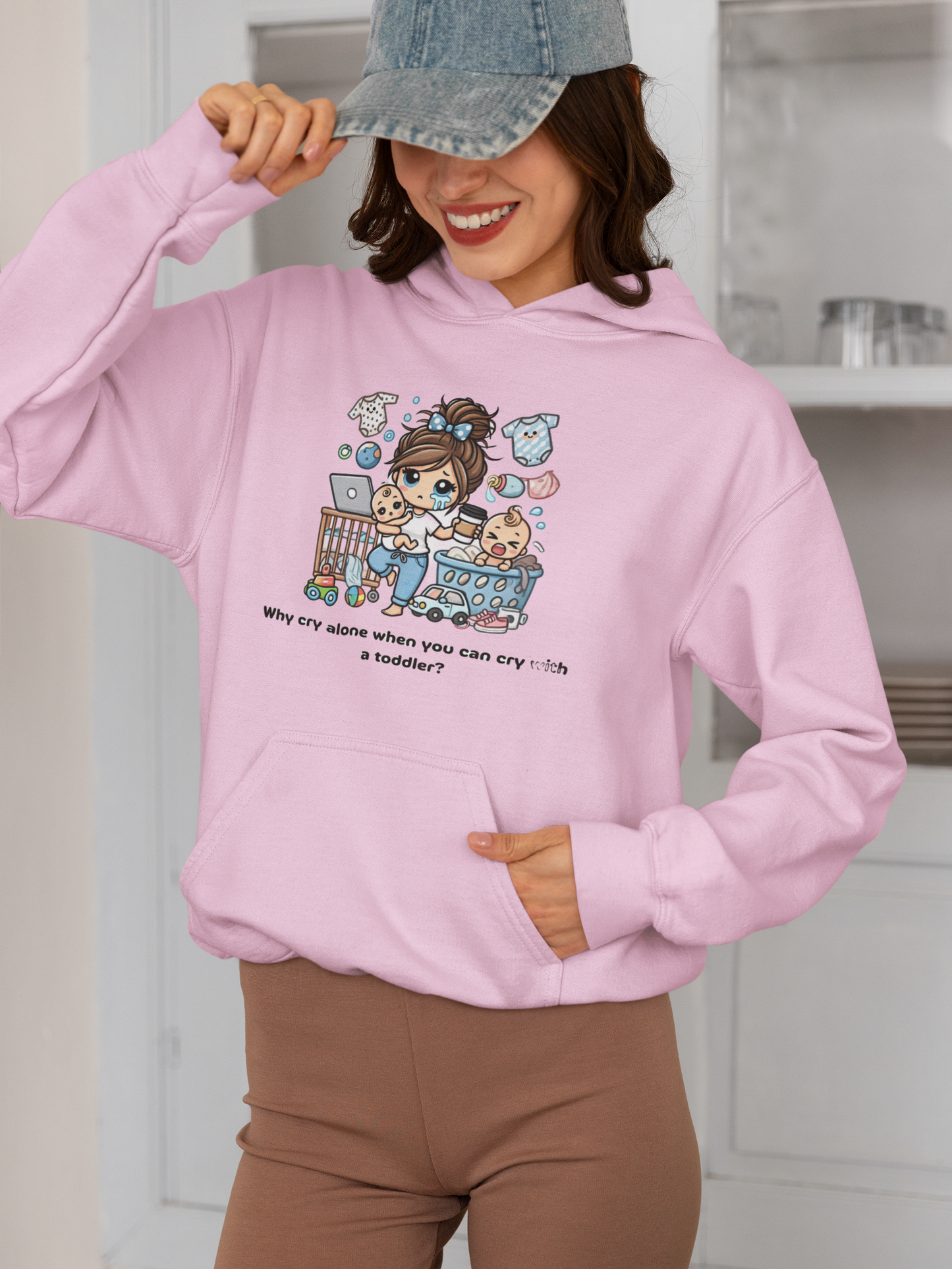 Crying Mom Hoodie