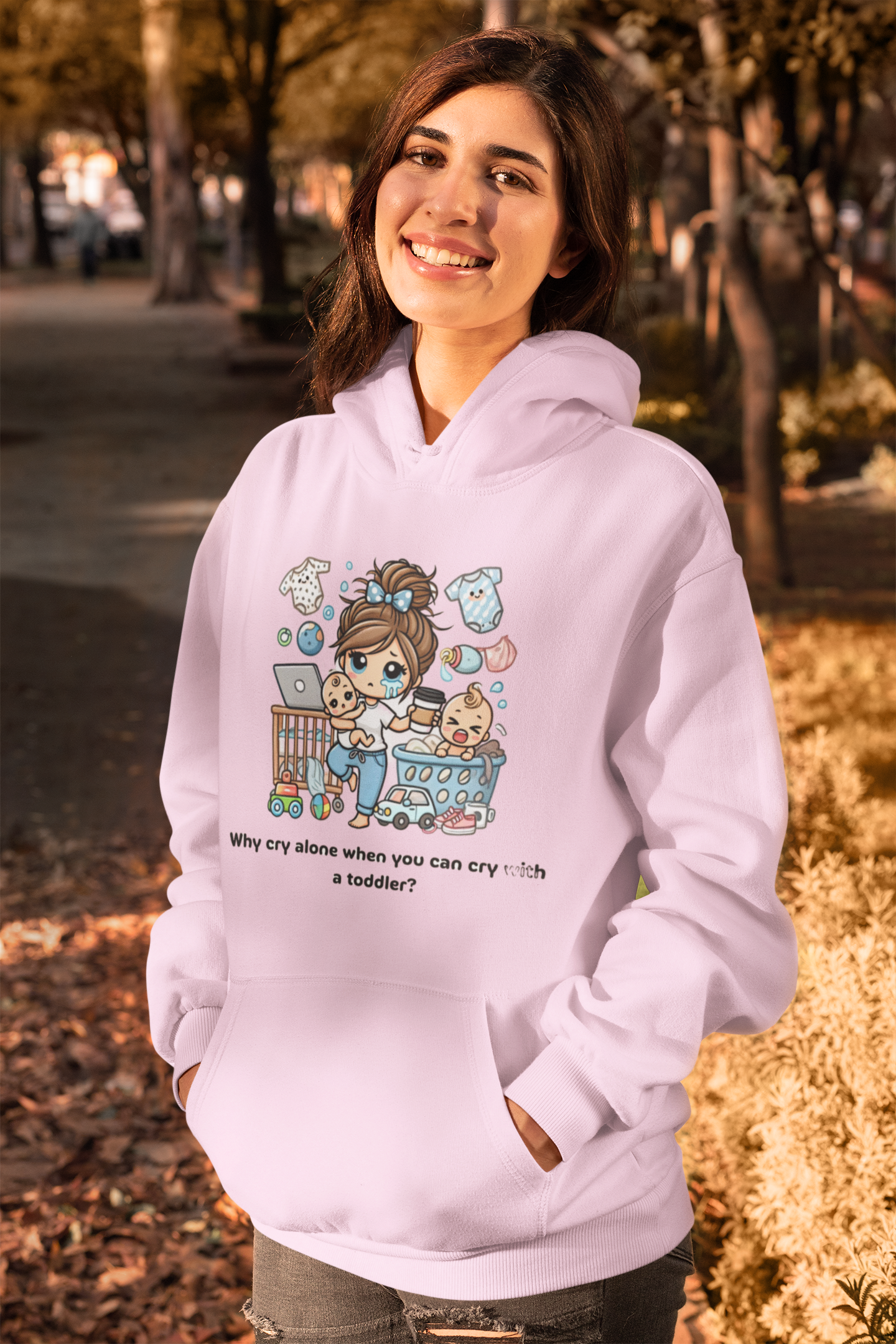 Crying Mom Hoodie