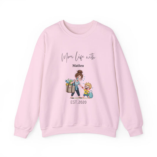 Uniquely Yours : Mom life - Boy Sweatshirt