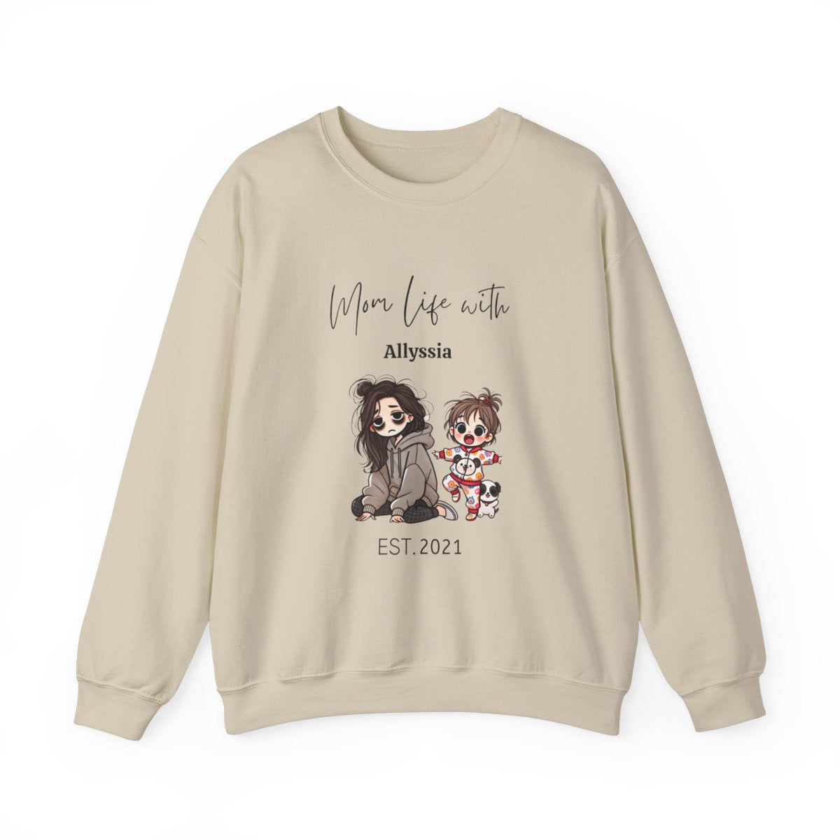 Uniquely Yours : Mom Life - Girl Sweatshirt