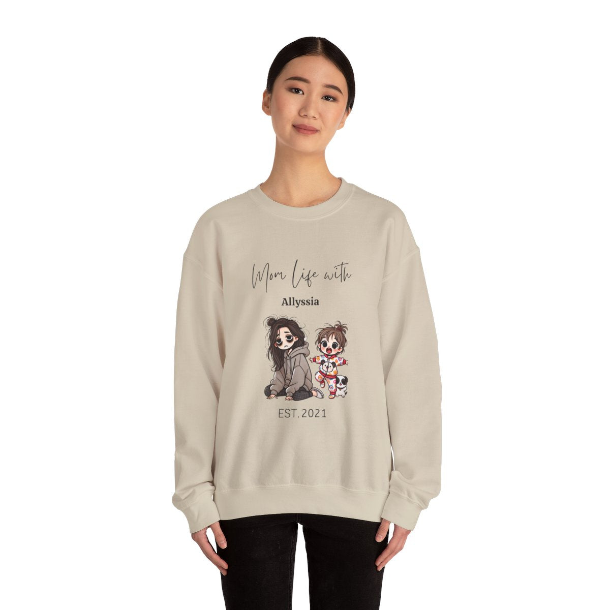 Uniquely Yours : Mom Life - Girl Sweatshirt