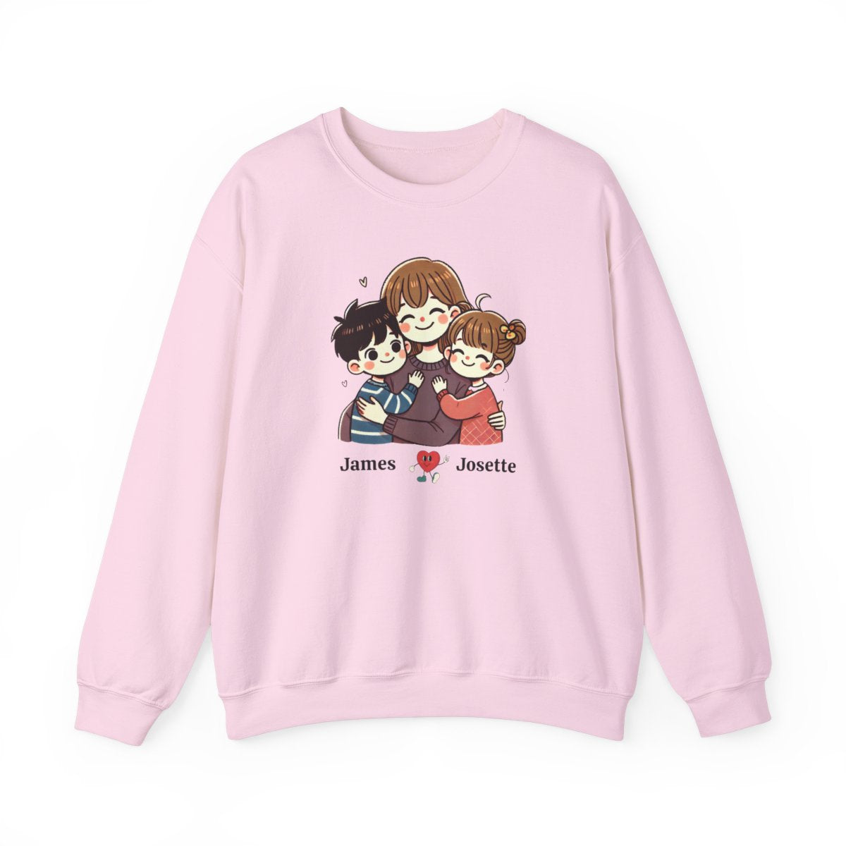 Personalized Mom & Kids Sweatshirt – Custom Name Edition